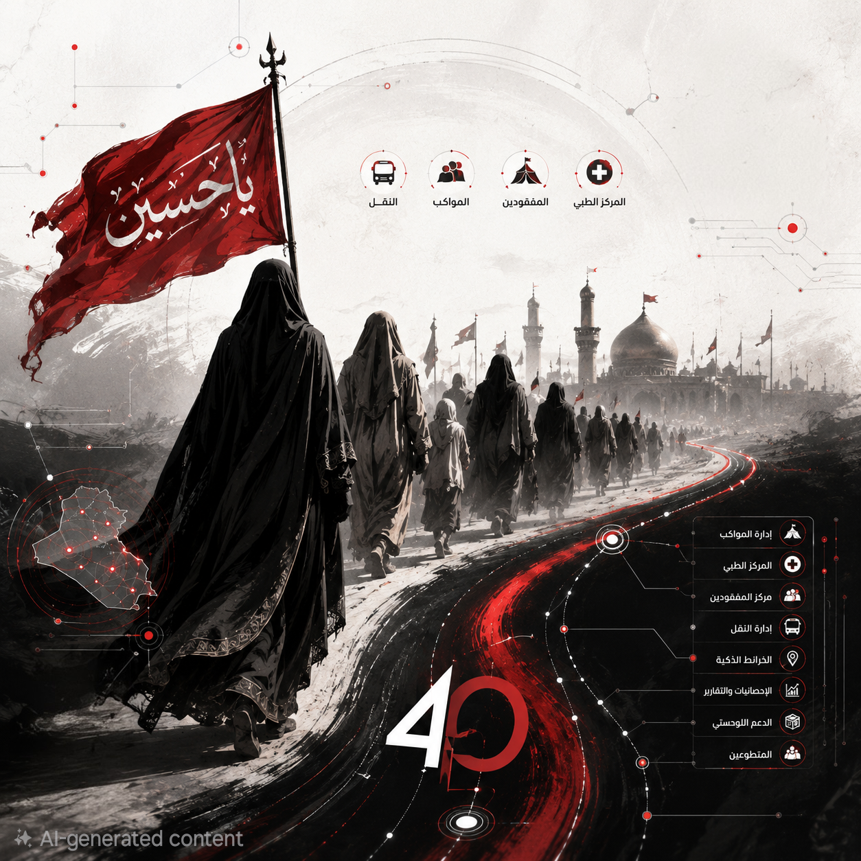 حول منصة الزيارة الأربعينية الرقمية